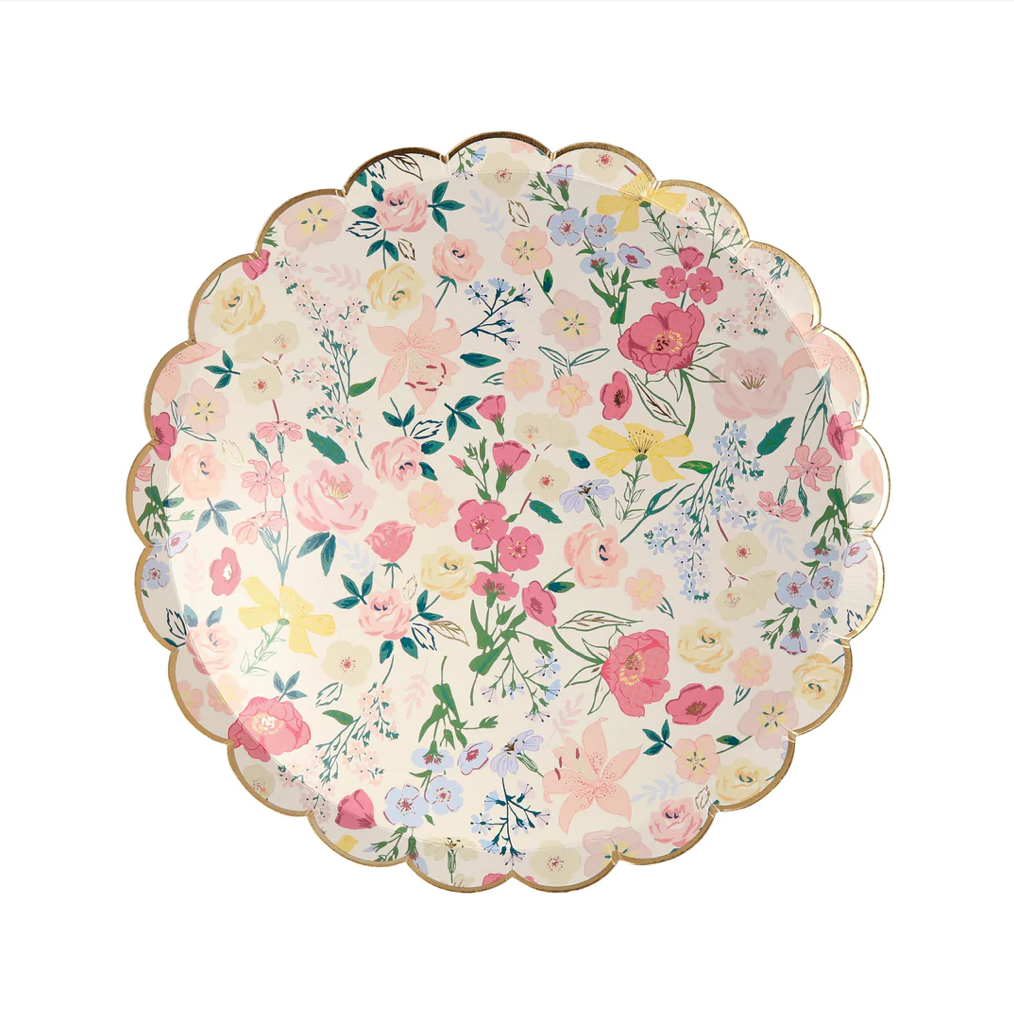 English Garden Side Plates (x 8)