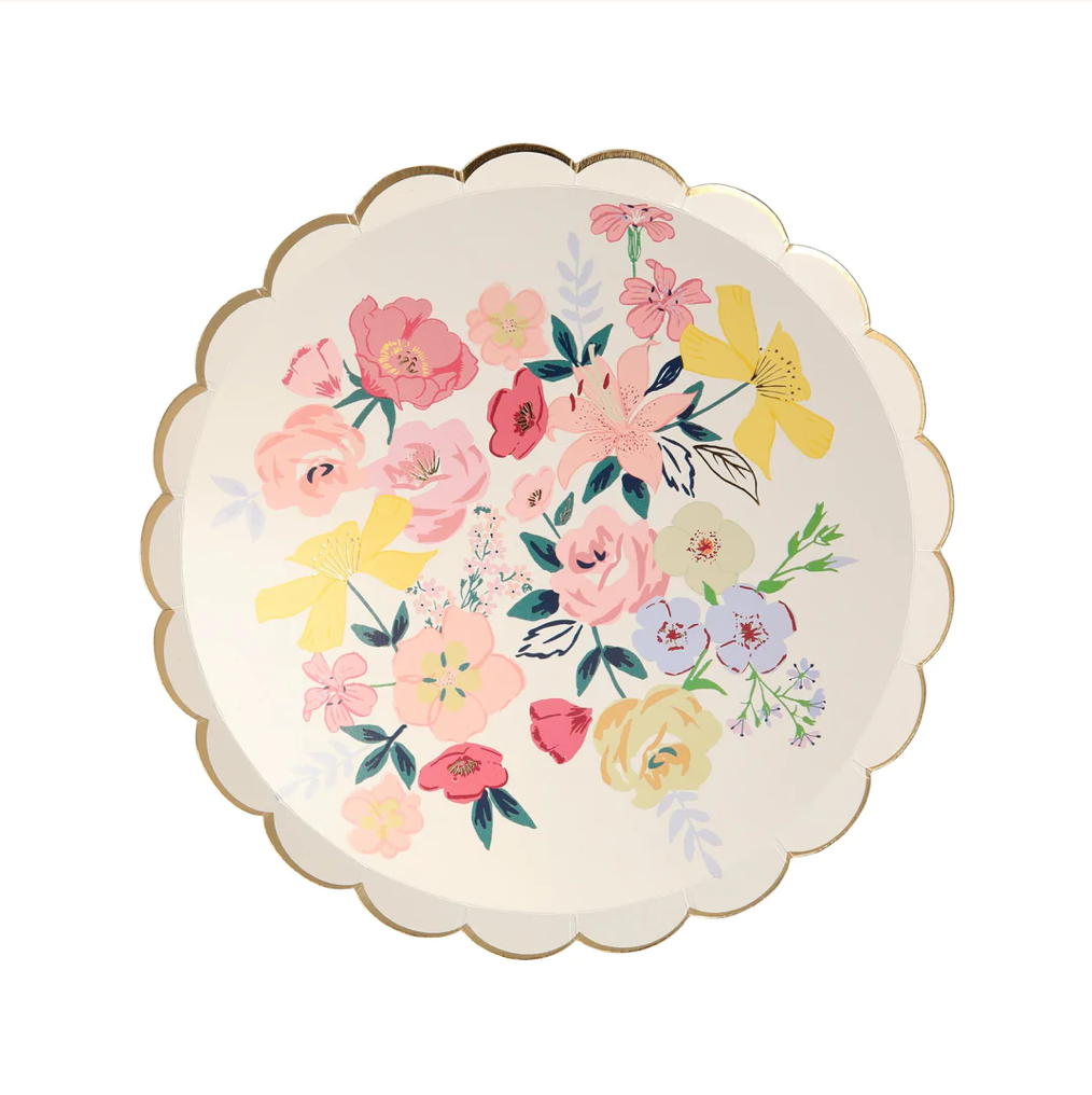 English Garden Side Plates (x 8)