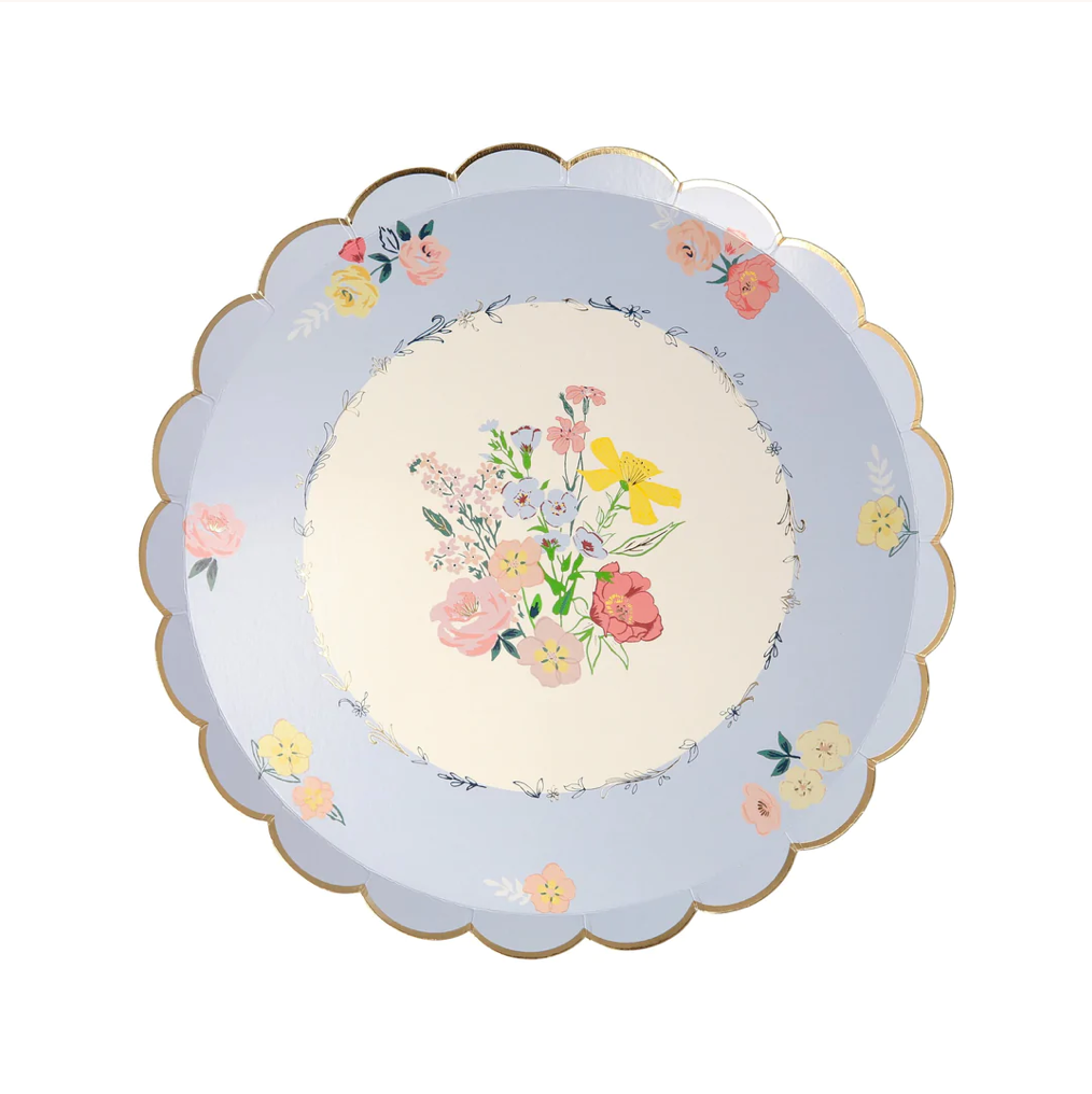 English Garden Side Plates (x 8)