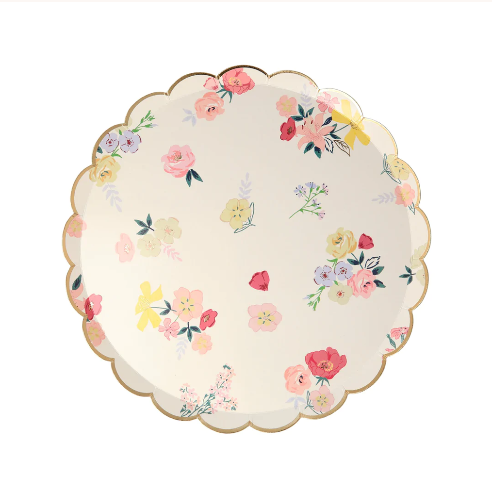 English Garden Side Plates (x 8)