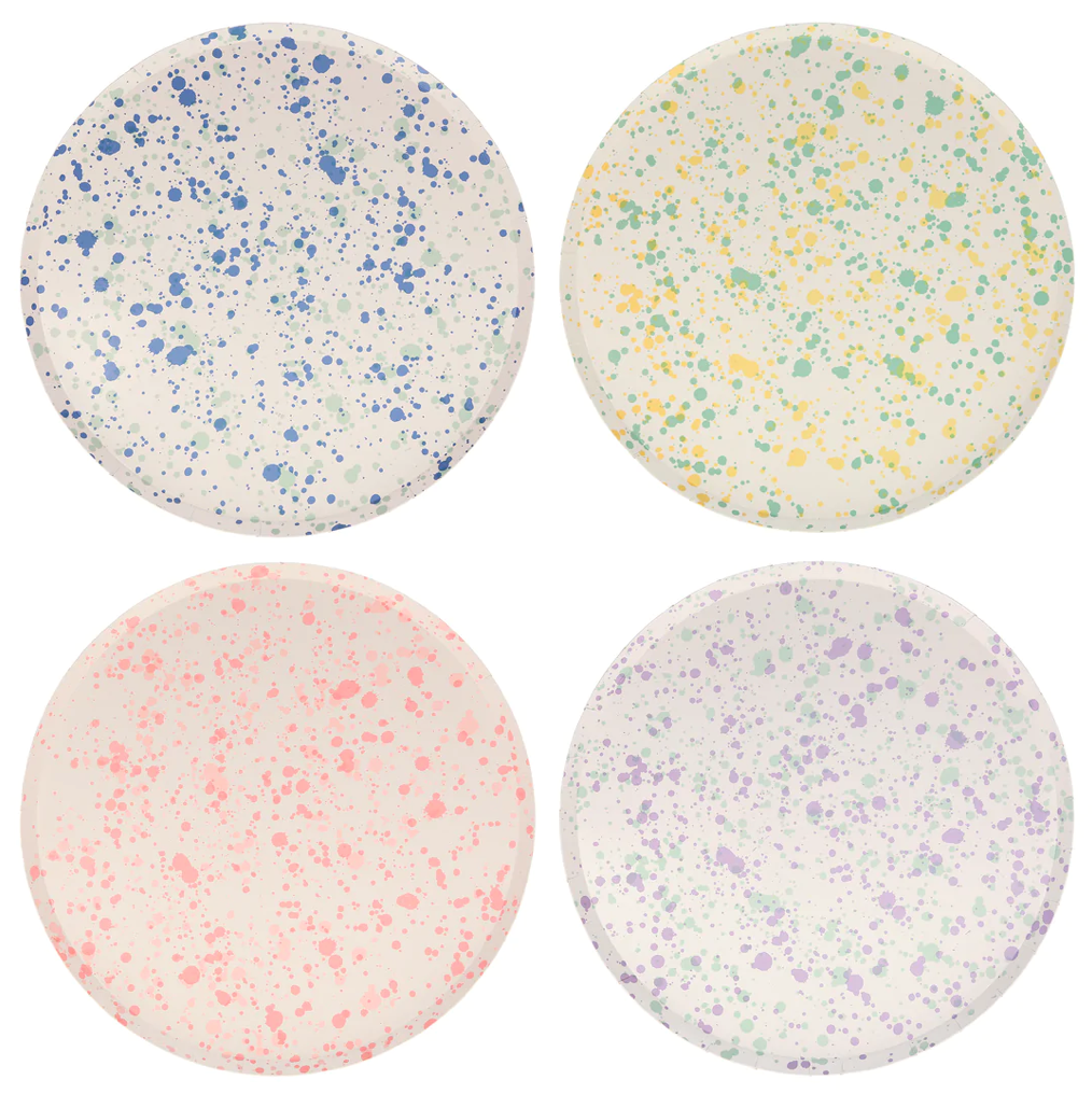 Speckled Dinner Plates (x 8)