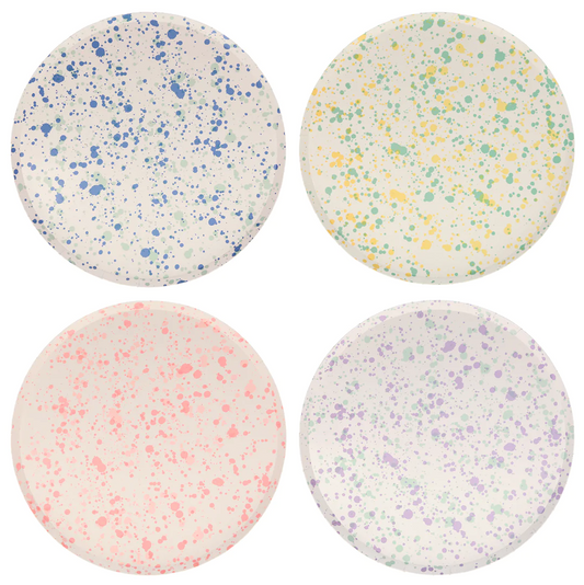 Speckled Dinner Plates (x 8)