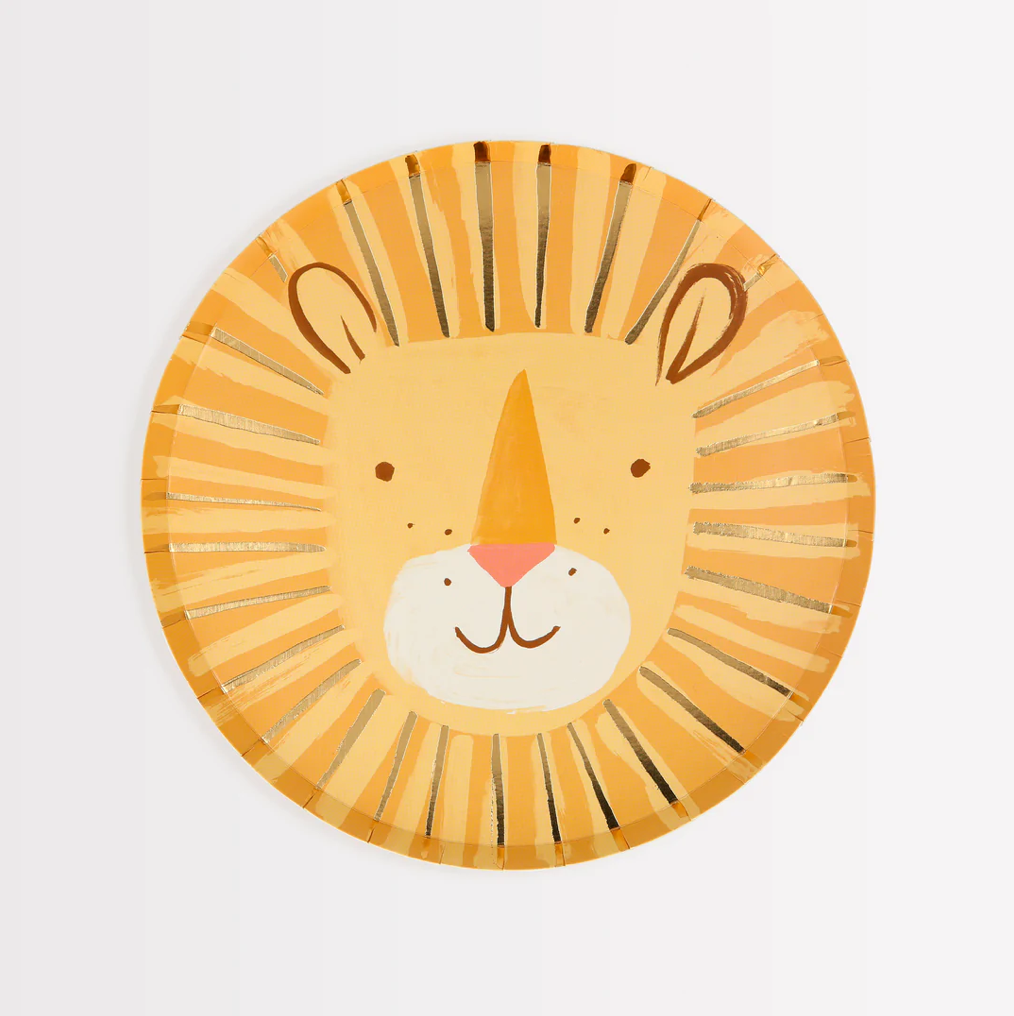 Lion Plates (x 8)