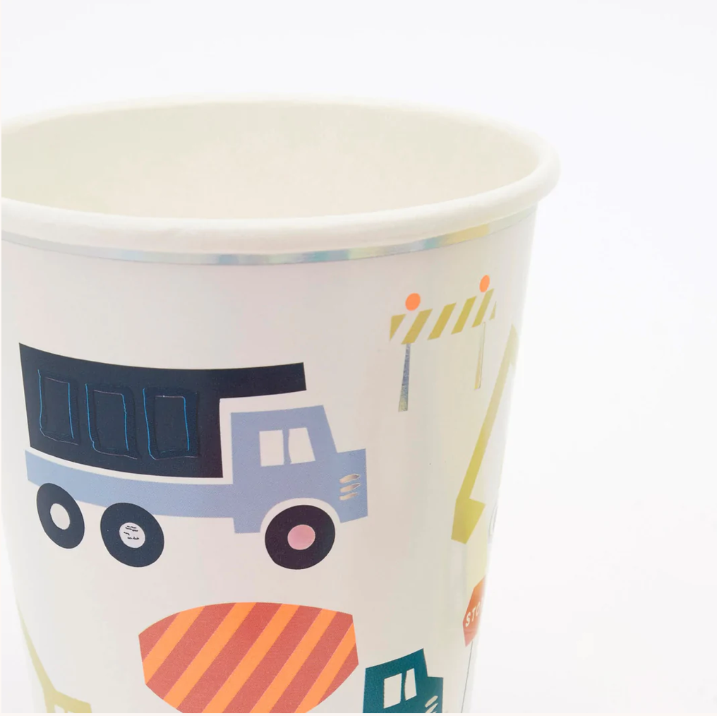 Construction Cups (x 8)