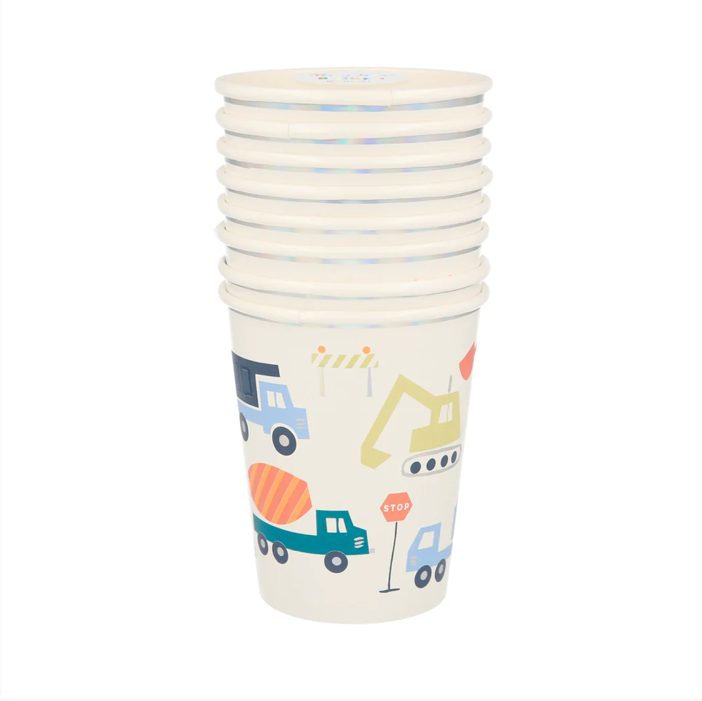 Construction Cups (x 8)