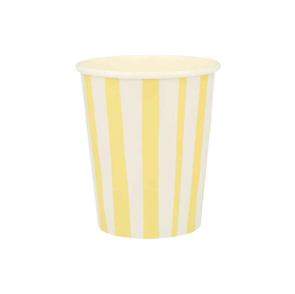 Mixed Stripe Cups (x 8)