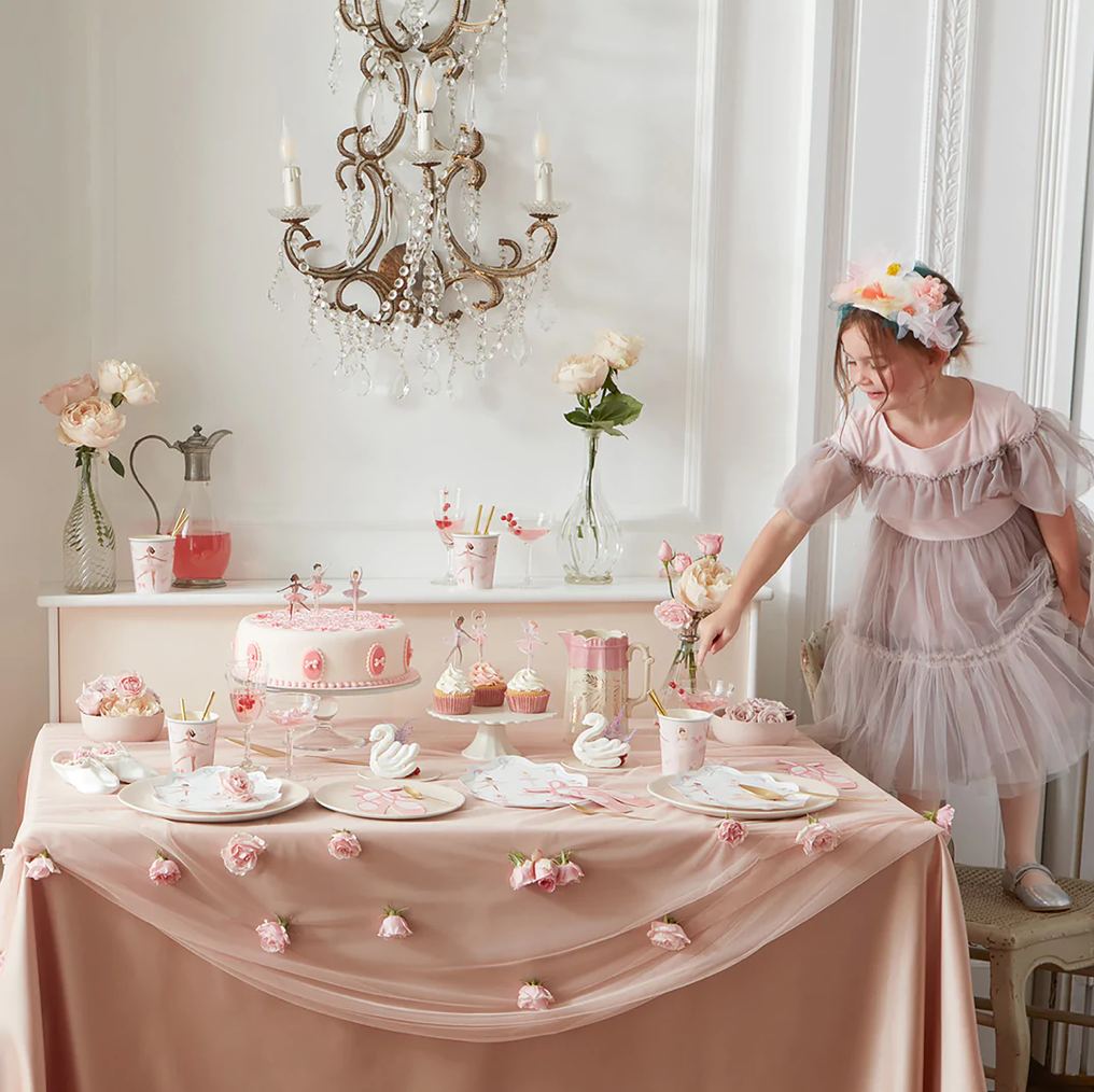 Ballerina party set up