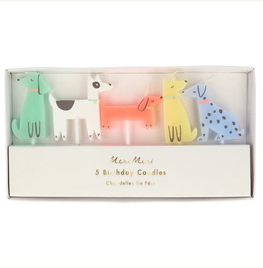 Dog Candles (x 5)