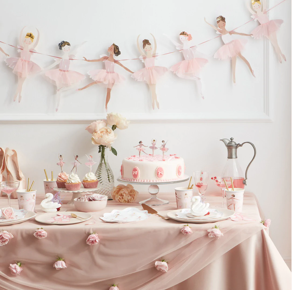 Ballerina Garland on wall