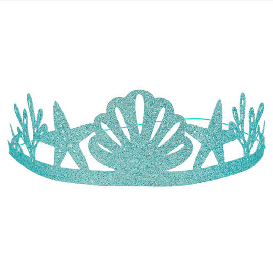 Mermaid Party Crowns (x 8)