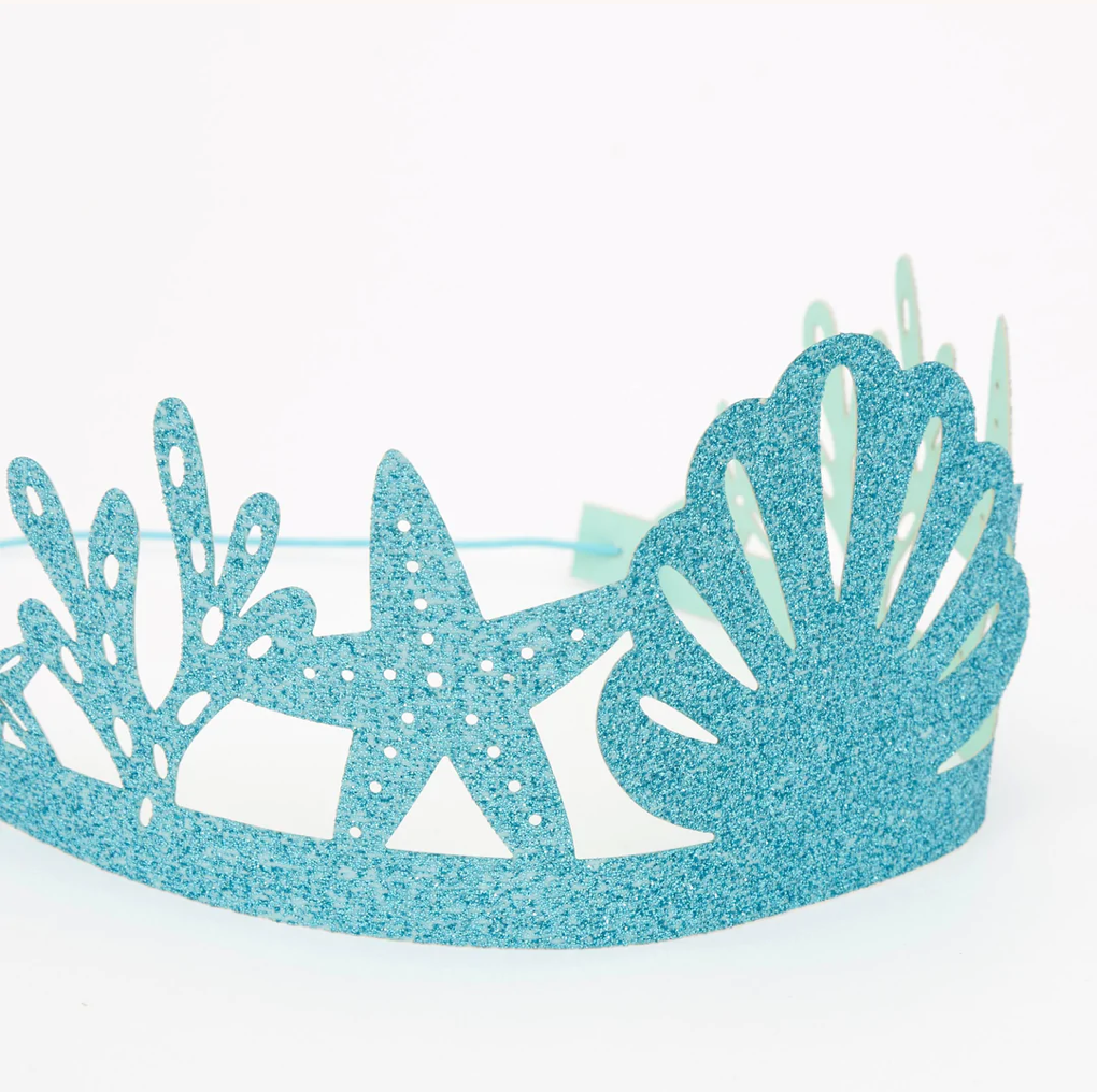 Mermaid Party Crowns (x 8)