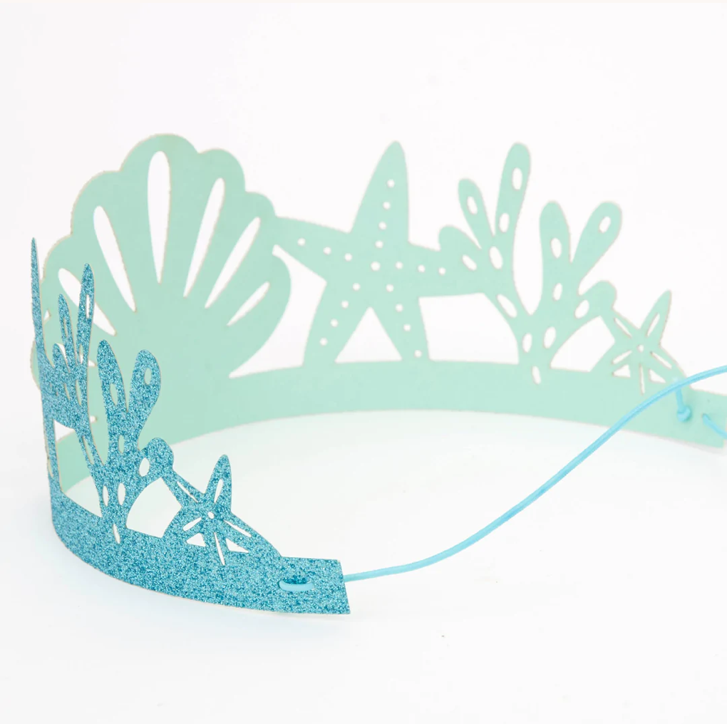 Mermaid Party Crowns (x 8)