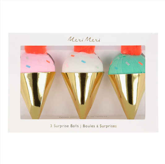 Ice Cream Surprise Balls (x 3)