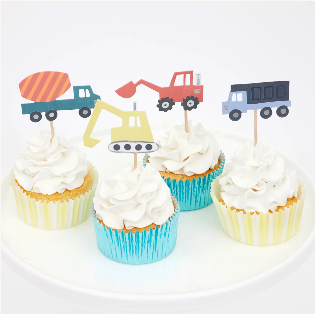 Construction Cupcake Kit (x 24 toppers)