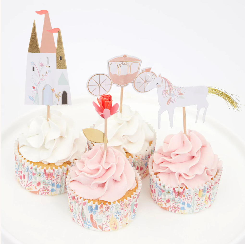 Princess Cupcake Kit (x 24 toppers)