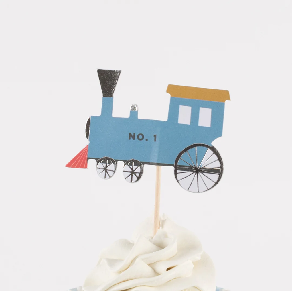 Train Cupcake Kit (x 24 toppers)