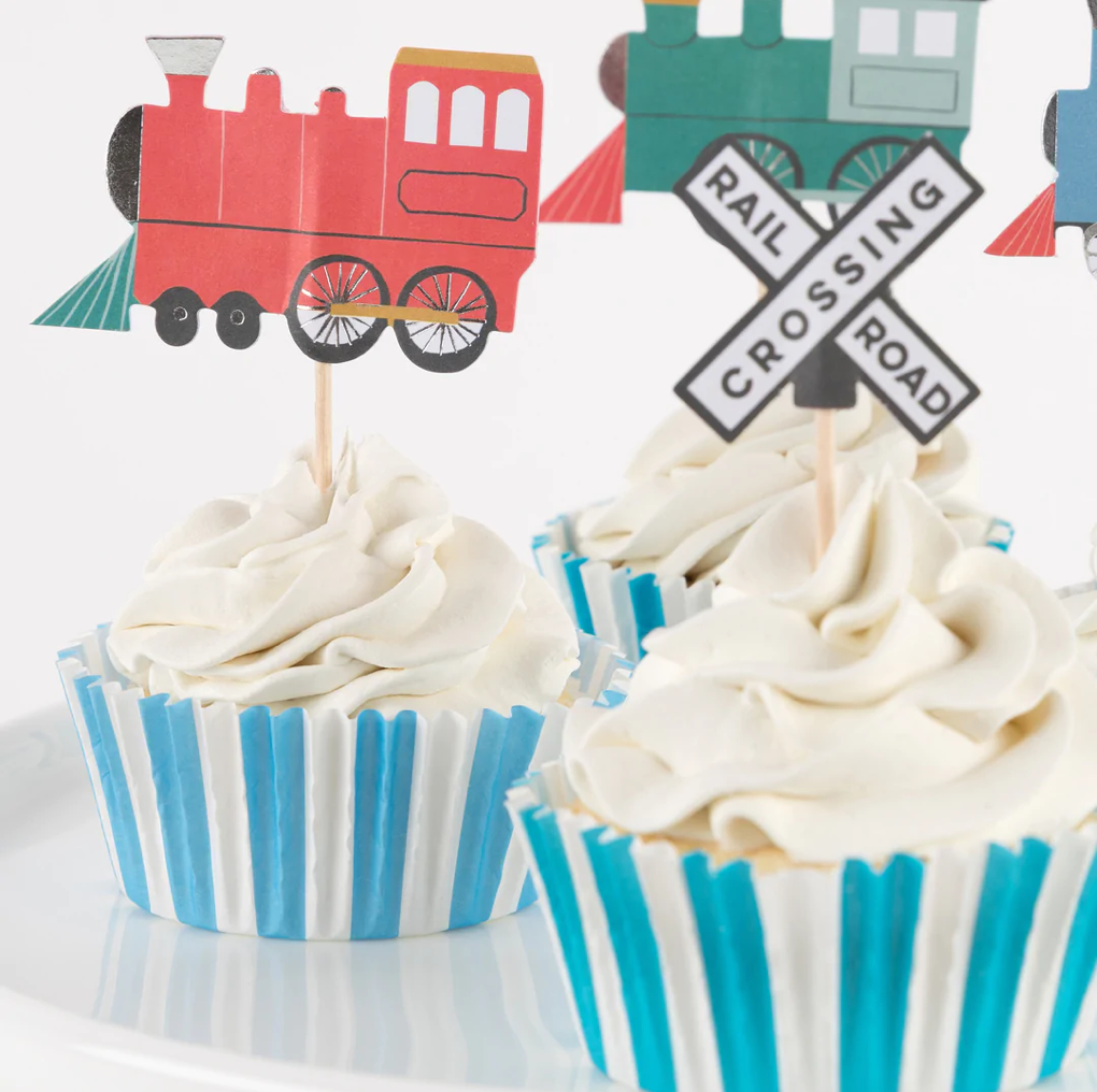 Train Cupcake Kit (x 24 toppers)