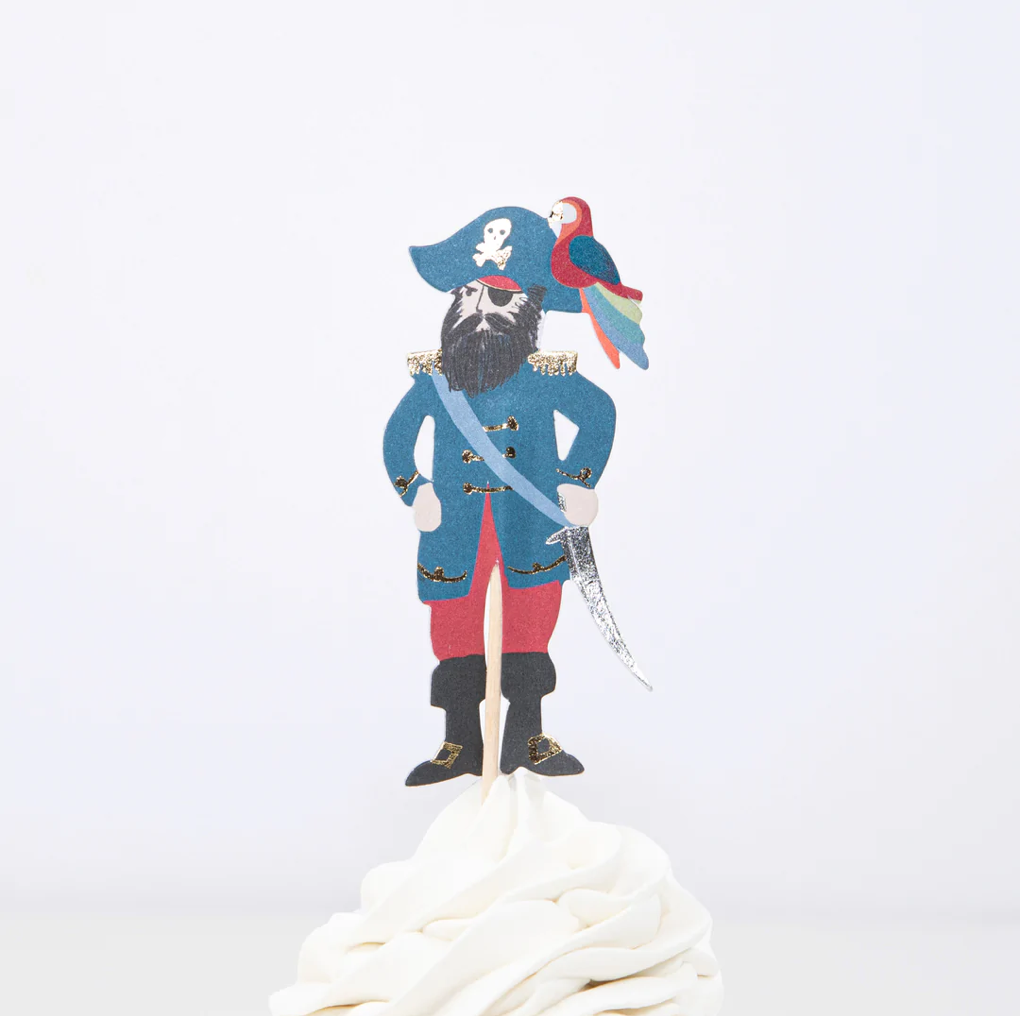 Pirate Ship Cupcake Kit (x 24 toppers)