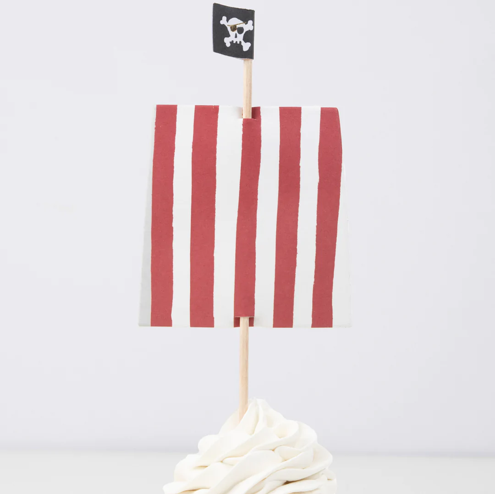 Pirate Ship Cupcake Kit (x 24 toppers)