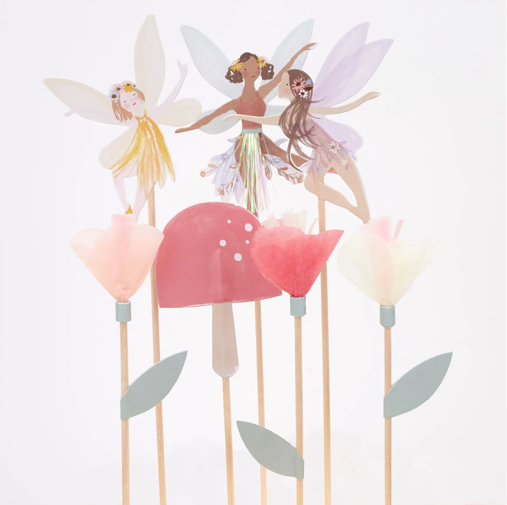 Fairy Cake Toppers (x 7)