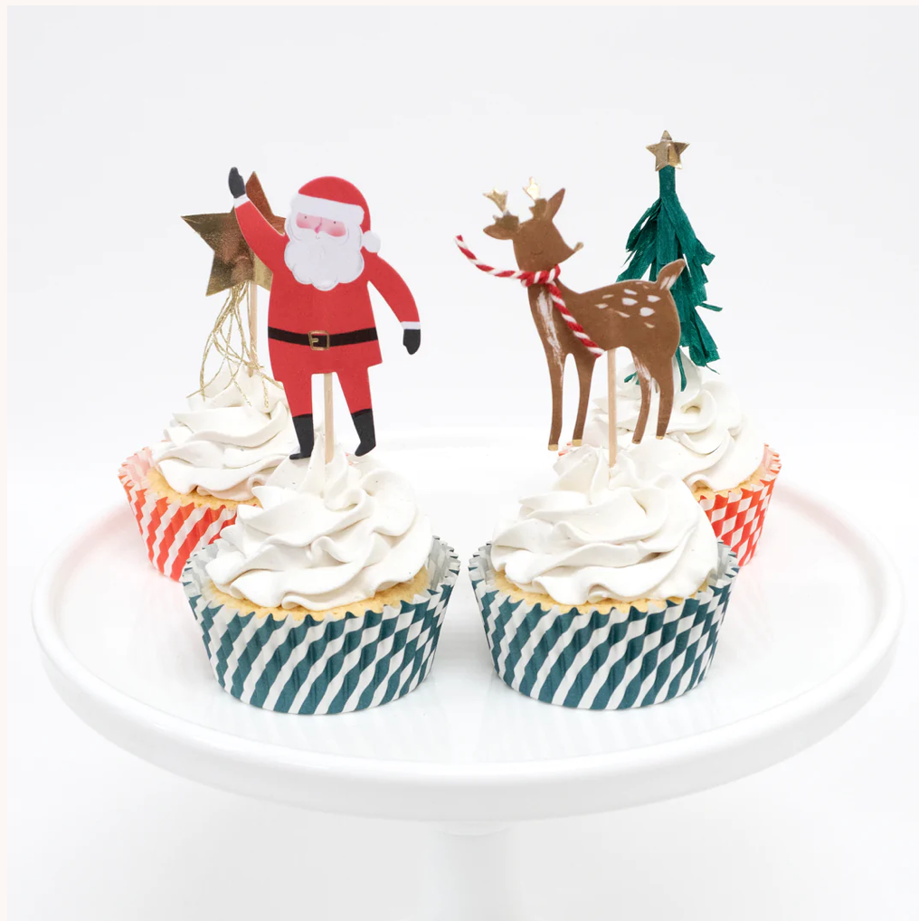 Festive Icon Cupcake Kit (x24 toppers)