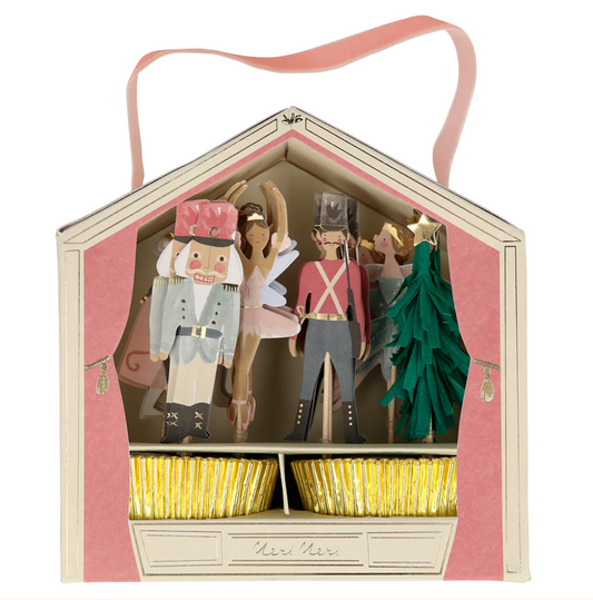 Nutcracker Cupcake Kit (x24 toppers)