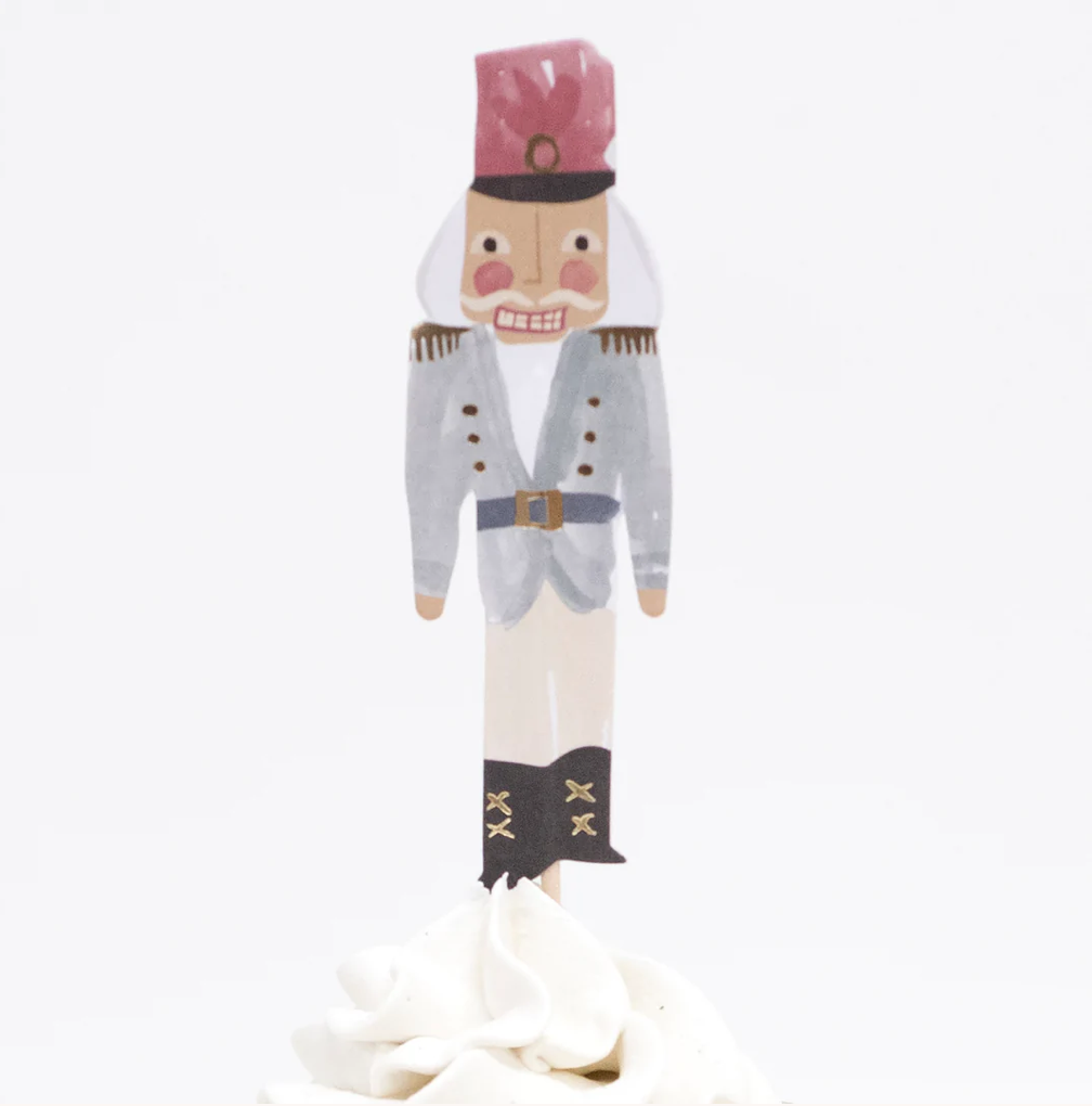 Nutcracker Cupcake Kit (x24 toppers)