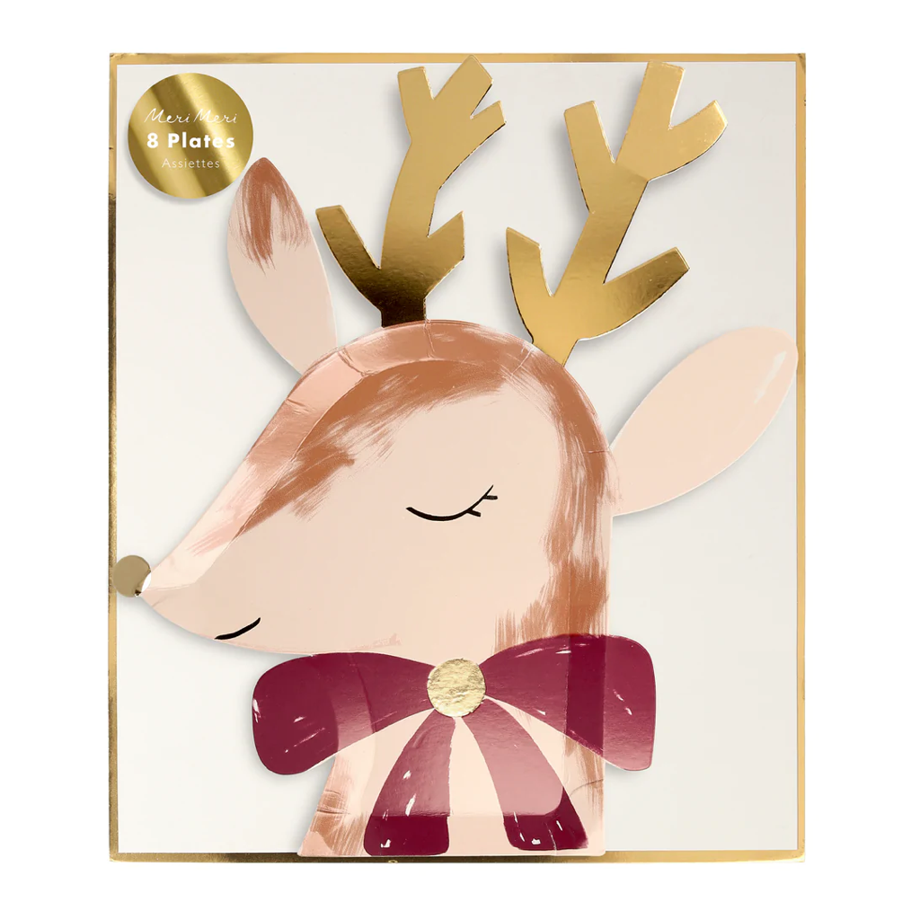 Reindeer with Bow Plates (x8)