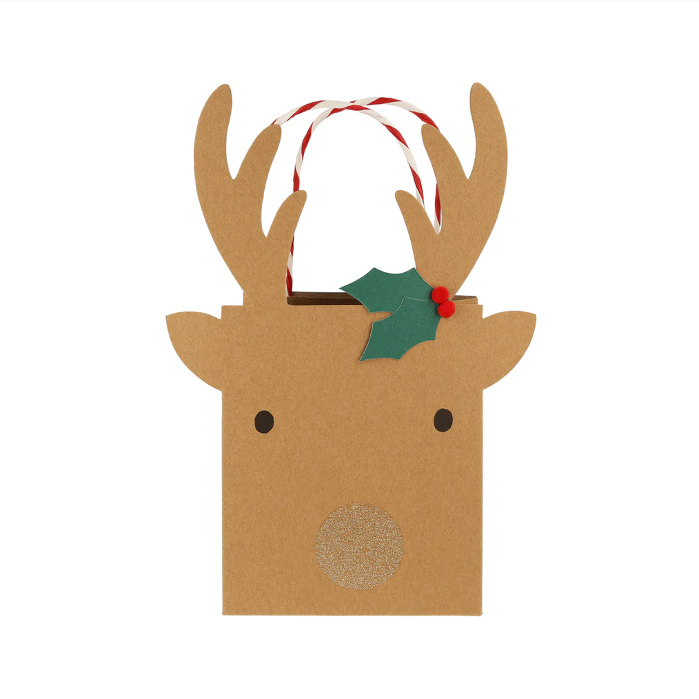 Small Reindeer Gift Bags (x2)