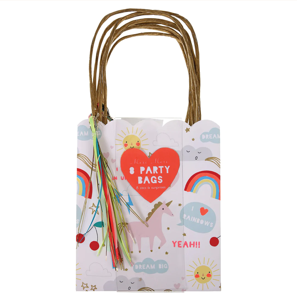 Rainbow/Unicorn Party Bags (x8)