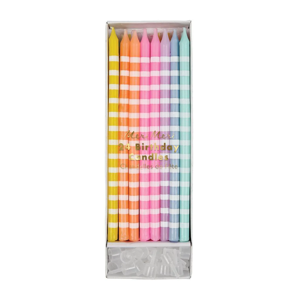 Pastel Party Candles (x24)