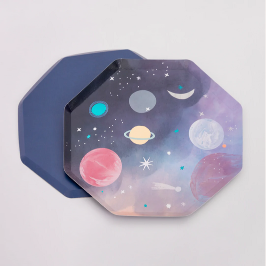 Space Dinner Plates (x 8)