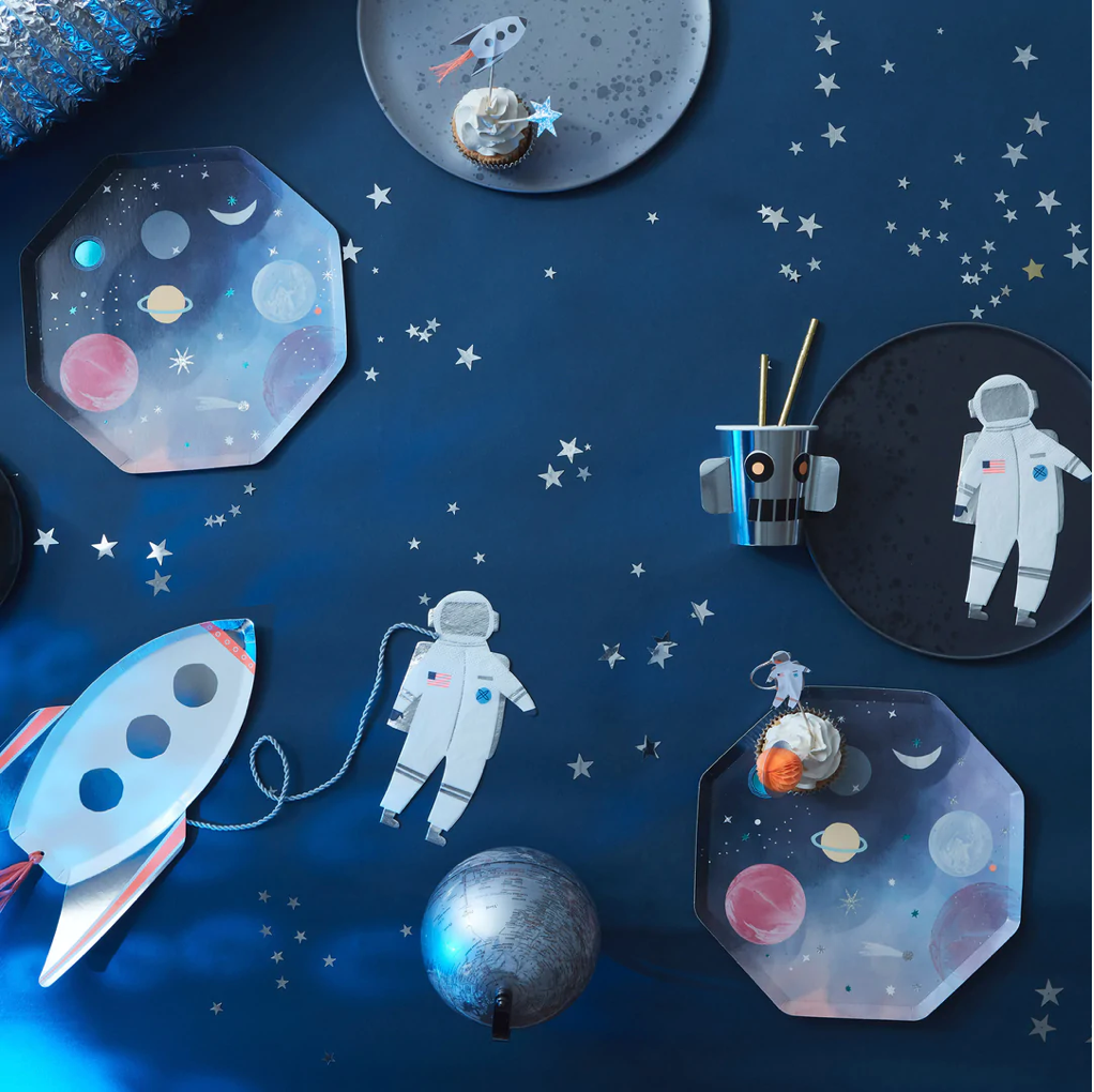 Space Dinner Plates (x 8)