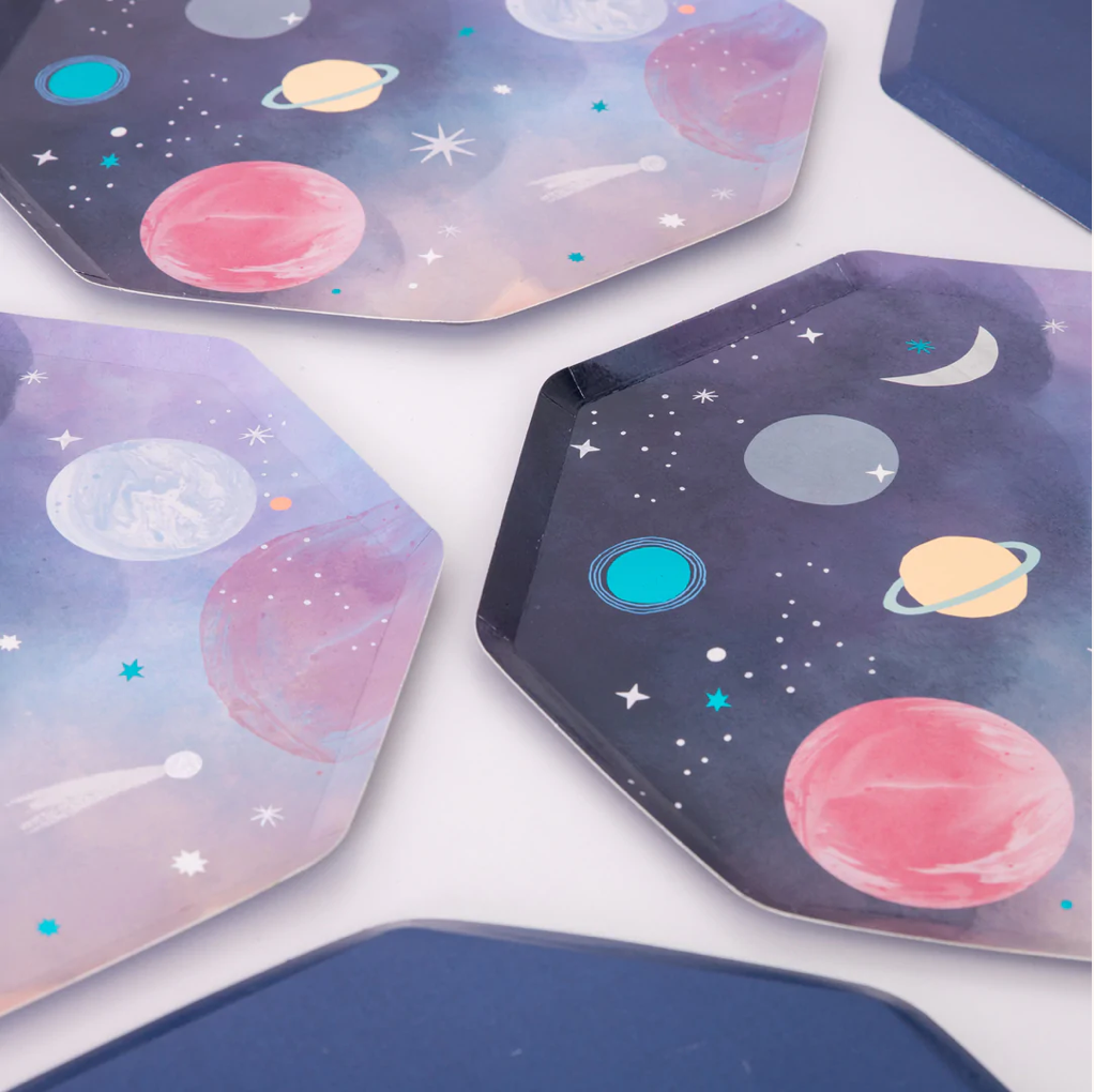 Space Dinner Plates (x 8)