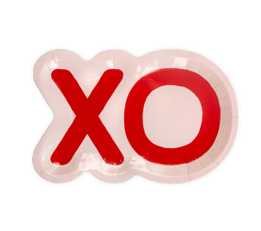 XOXO Shaped Plates (x8)