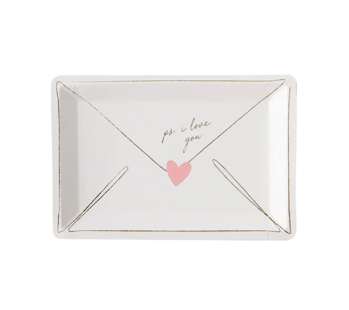 Valentine Love Notes Plate (x8)