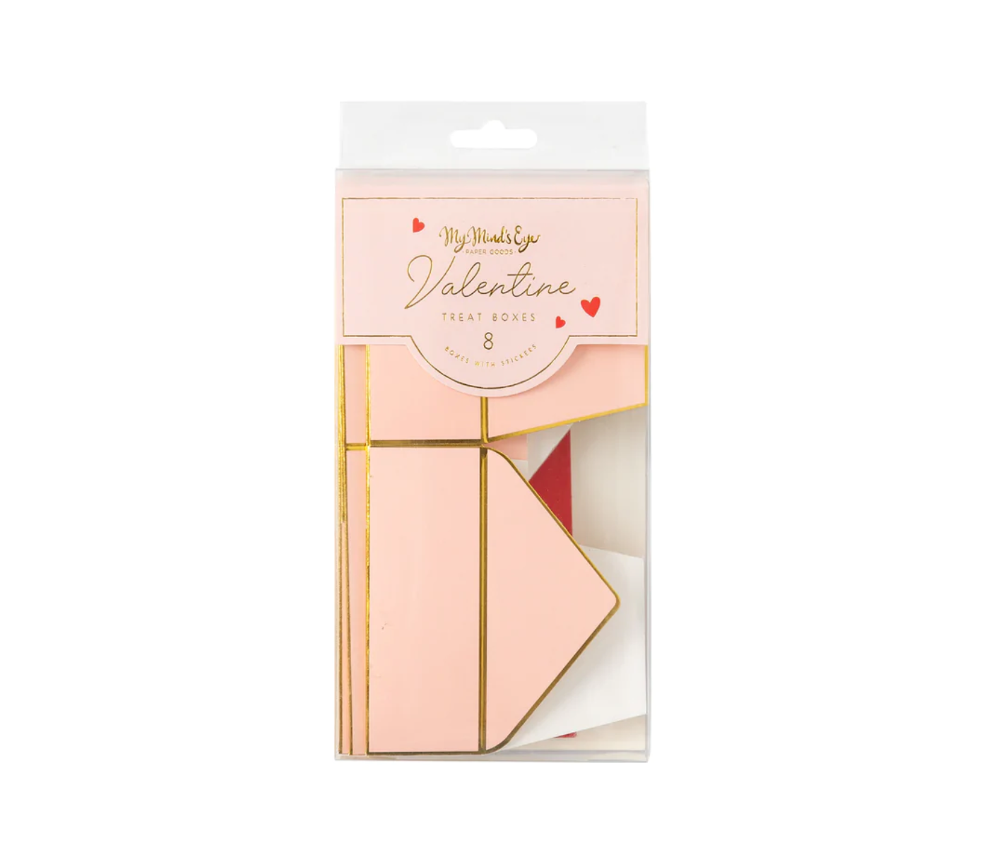 Valentine Love Note treat Boxes (x8)