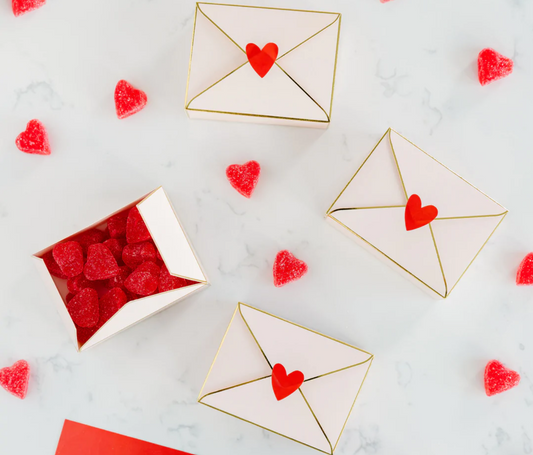 Valentine Love Note treat Boxes (x8)